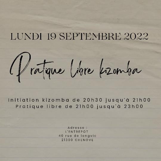 Initiation + Pratique libre kizomba